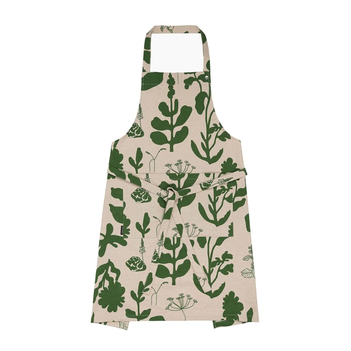 Elokuun Varjot apron - Green-beige - Marimekko