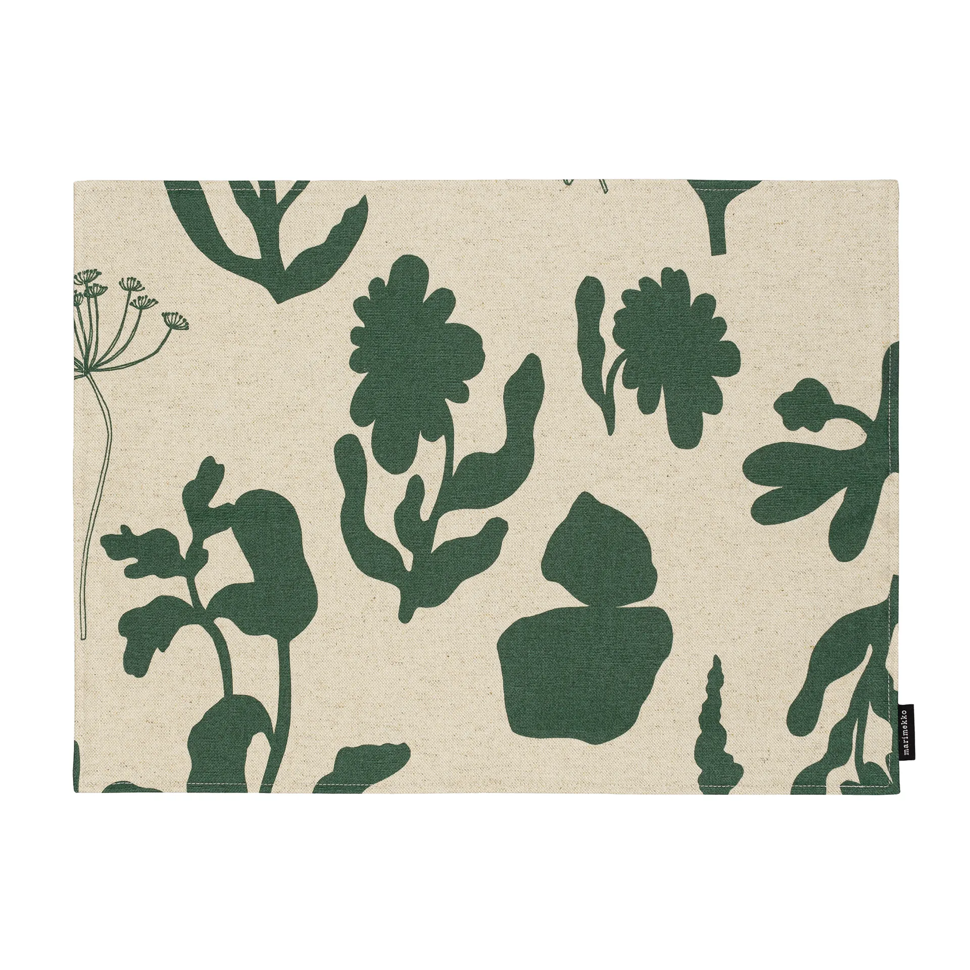 Elokuun Varjot placemat 31x42 cm, Green-beige Marimekko