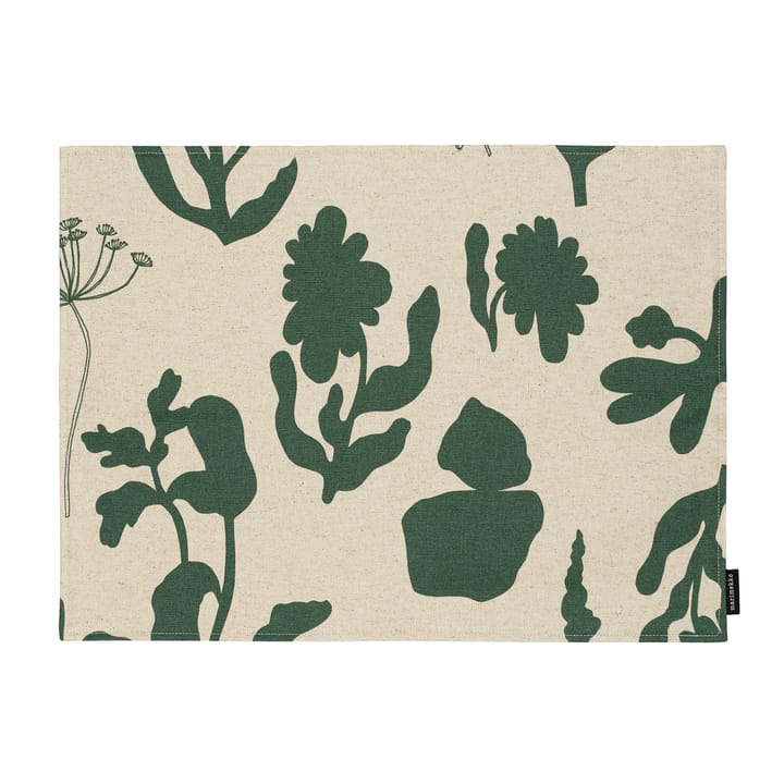 Elokuun Varjot placemat 31x42 cm - Green-beige - Marimekko