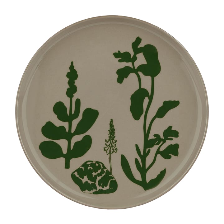 Elokuun Varjot plate Ø20 cm - Terra-green - Marimekko