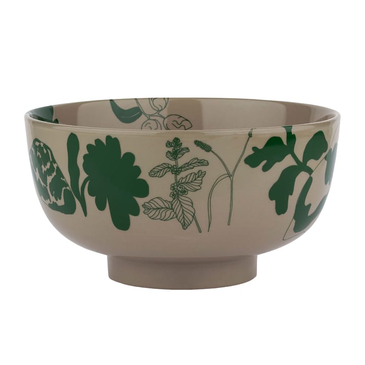 Elokuun Varjot serving bowl 1.5 l - Terra-green - Marimekko