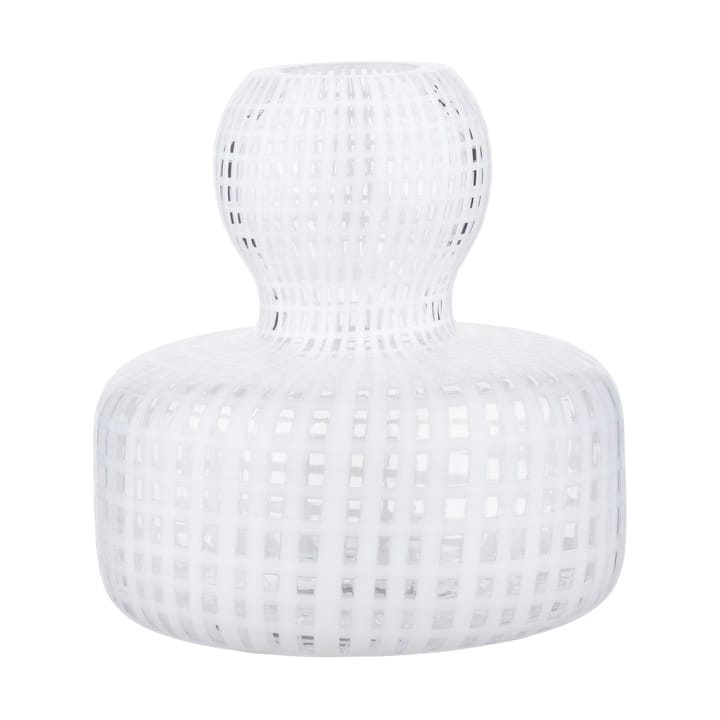 Flower vase Ø10 cm - Clear-white - Marimekko