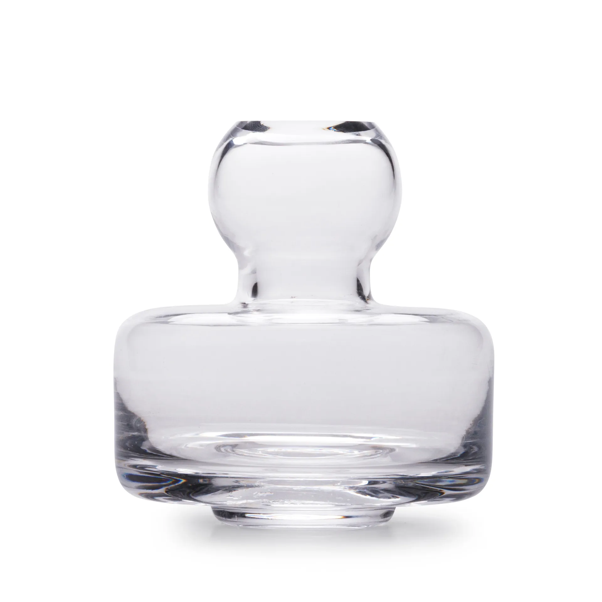 Flower vase Ø10 cm, glass Marimekko