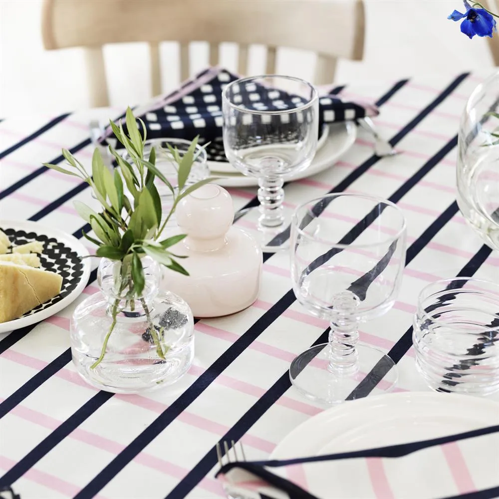 Flower vase Ø10 cm, glass Marimekko