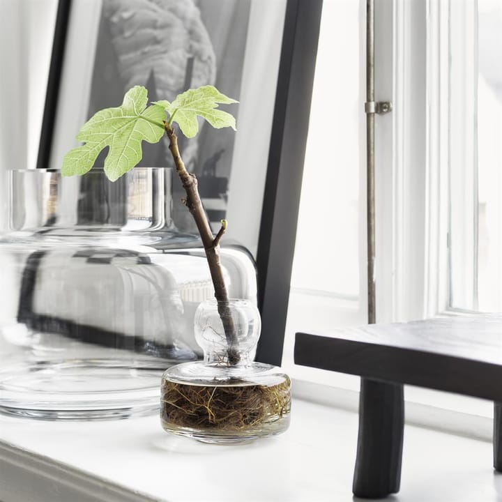 Flower vase Ø10 cm, glass Marimekko