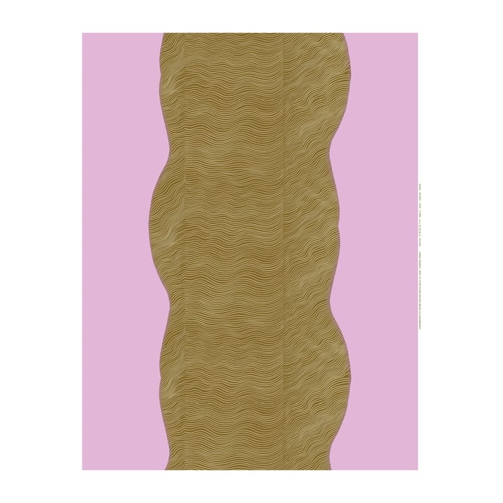 Gabriel Näkki fabric - Pink-brown - Marimekko