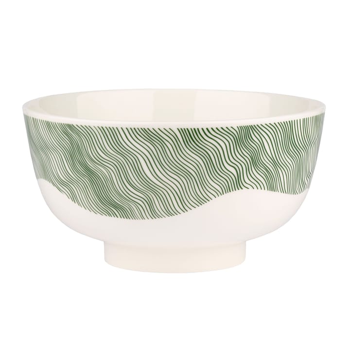 Gabriel Näkki serving bowl 3 l - White-green - Marimekko