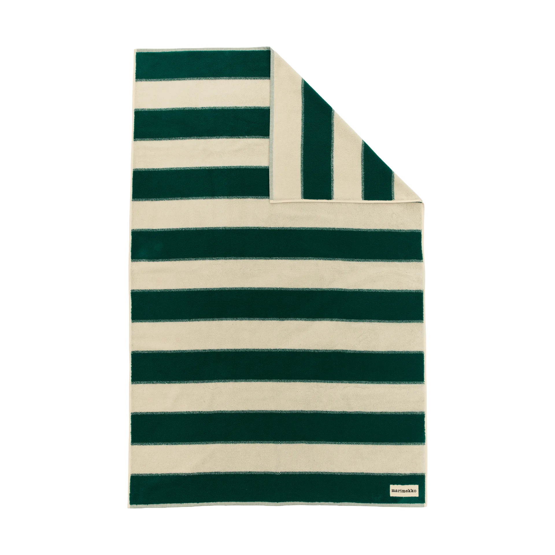 Galleria bath towel, Emerald-melon Marimekko