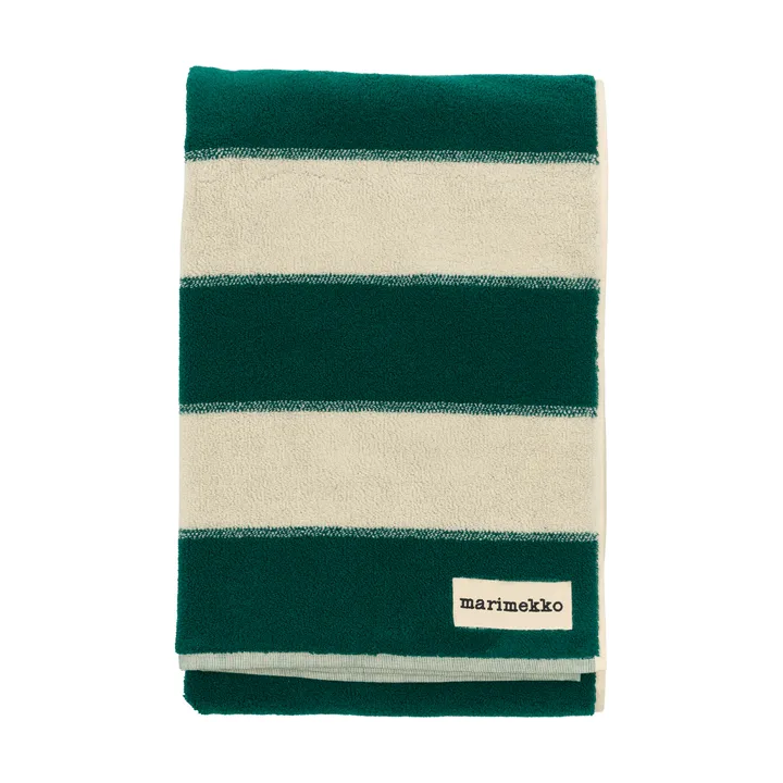 Galleria bath towel - Emerald-melon - Marimekko