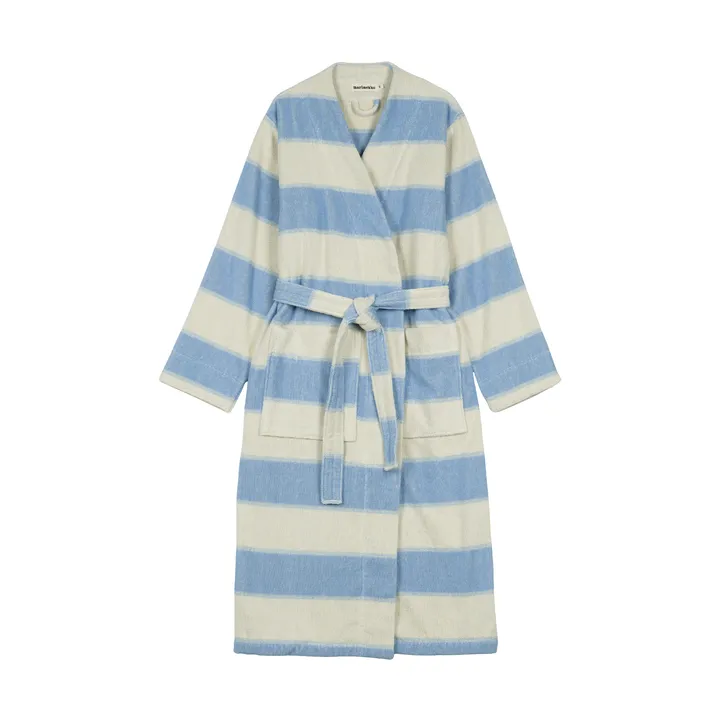Galleria bathrobe - Light blue, melon, XL - Marimekko