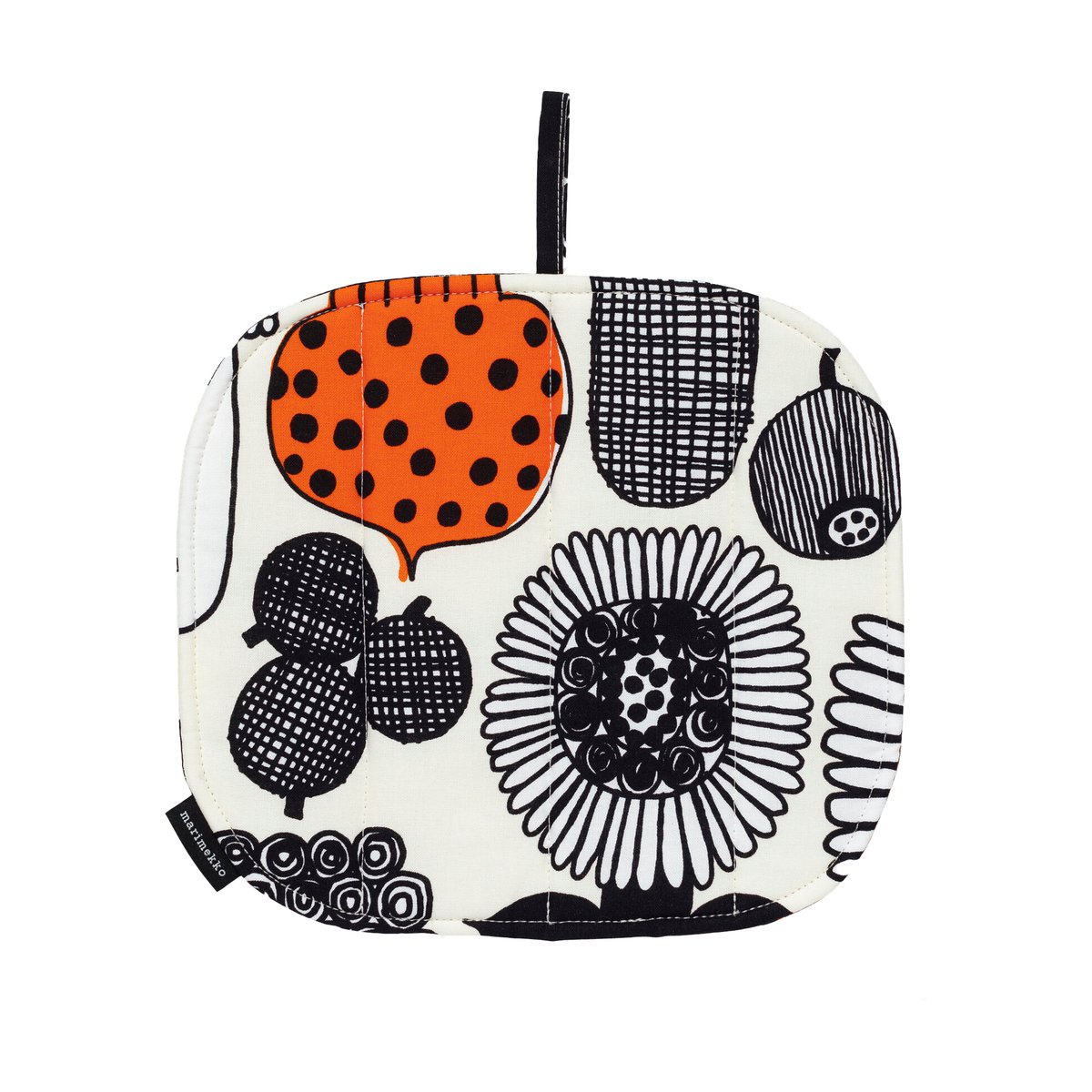 Marimekko Gardener"s Best Tehuva White-black-orange
