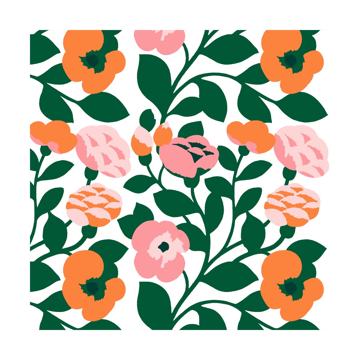 Marimekko Green green napkin 33x33 cm 20-pack Dark Green