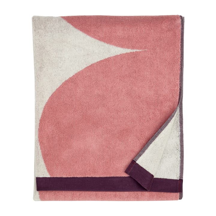 Härkä bath towel 150x70 cm - white-pink-red - Marimekko