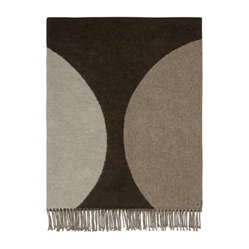 Härkä throw 170x130 cm - black-brown-beige - Marimekko