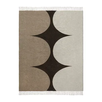 Härkä throw 170x130 cm - black-brown-beige - Marimekko