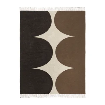 Härkä throw 170x130 cm - black-brown-beige - Marimekko