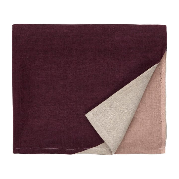 Härkä towel 140x245 cm - Linen-burgundy - Marimekko
