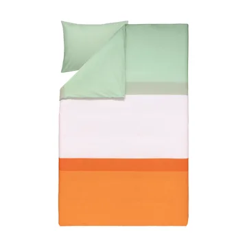 Hennika bedding set 150x210 cm+50x60 cm - Orange-light pink-sage - Marimekko