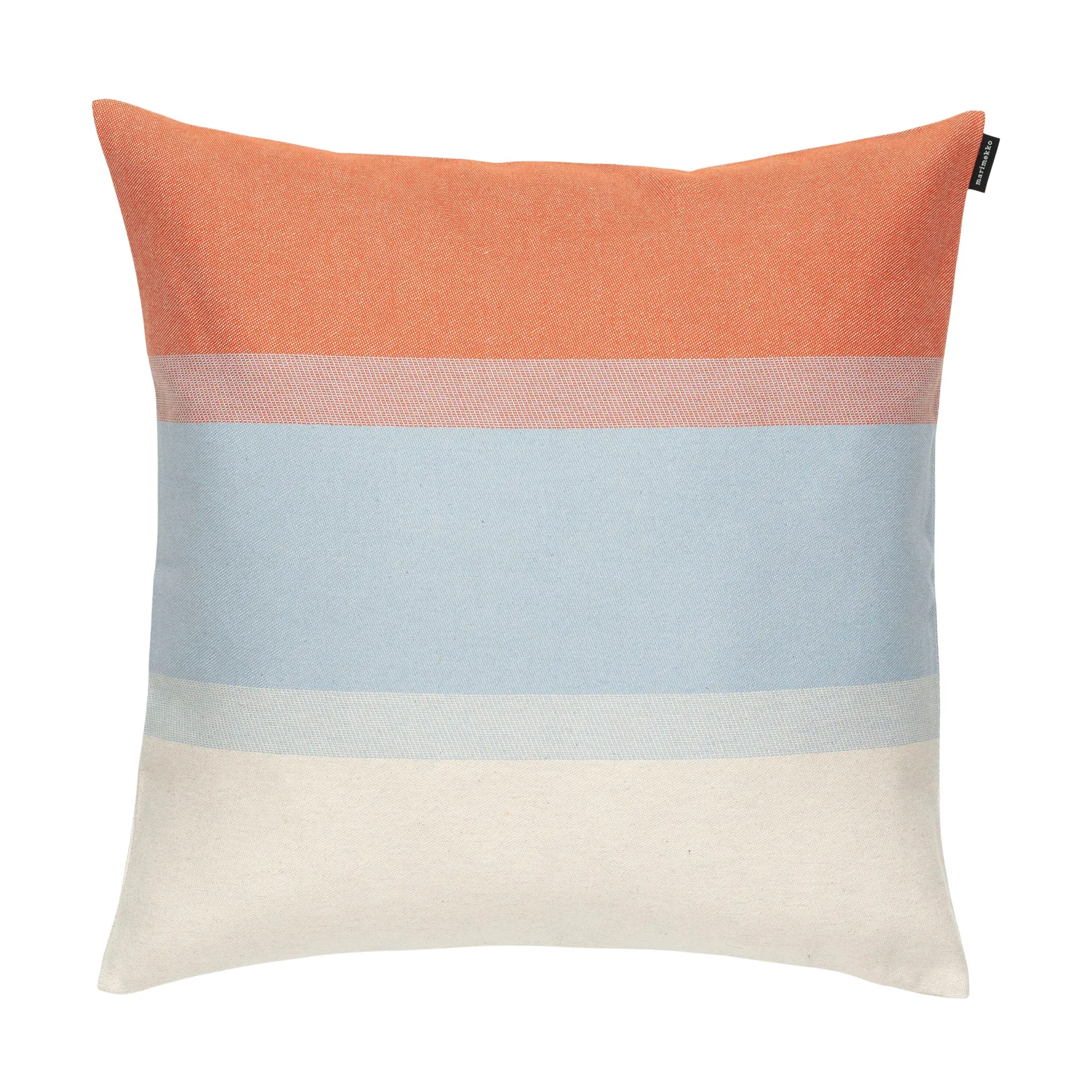 Hennika cushion cover 50x50 cm, Orange-white-Light blue Marimekko