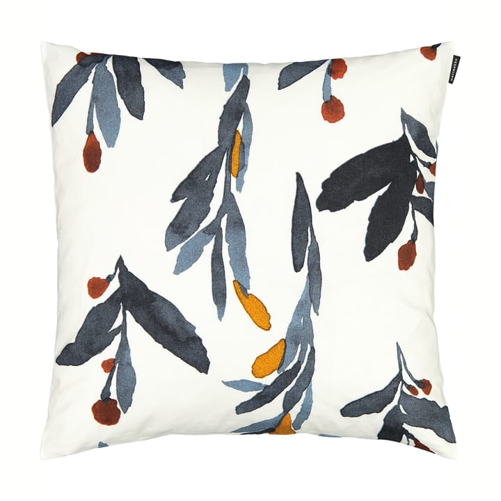 Hyhmä cushion cover 45x45 cm - white-blue-orange - Marimekko
