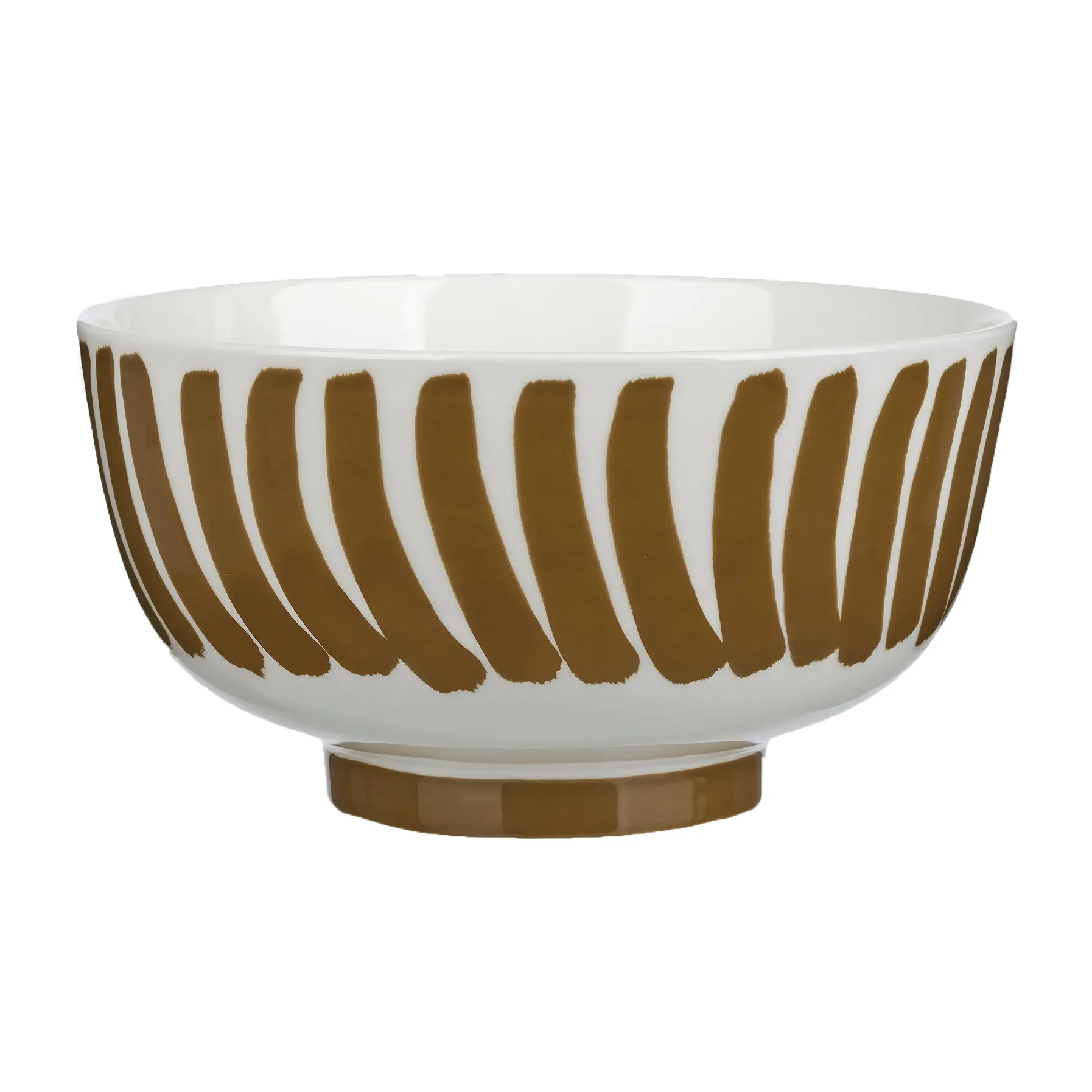 Hyräily bowl 3 l, White-brown Marimekko