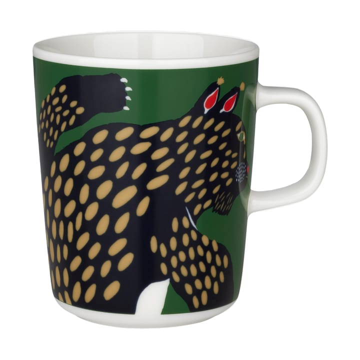 Ilves mug 2,5 dl, White-green-dark blue Marimekko