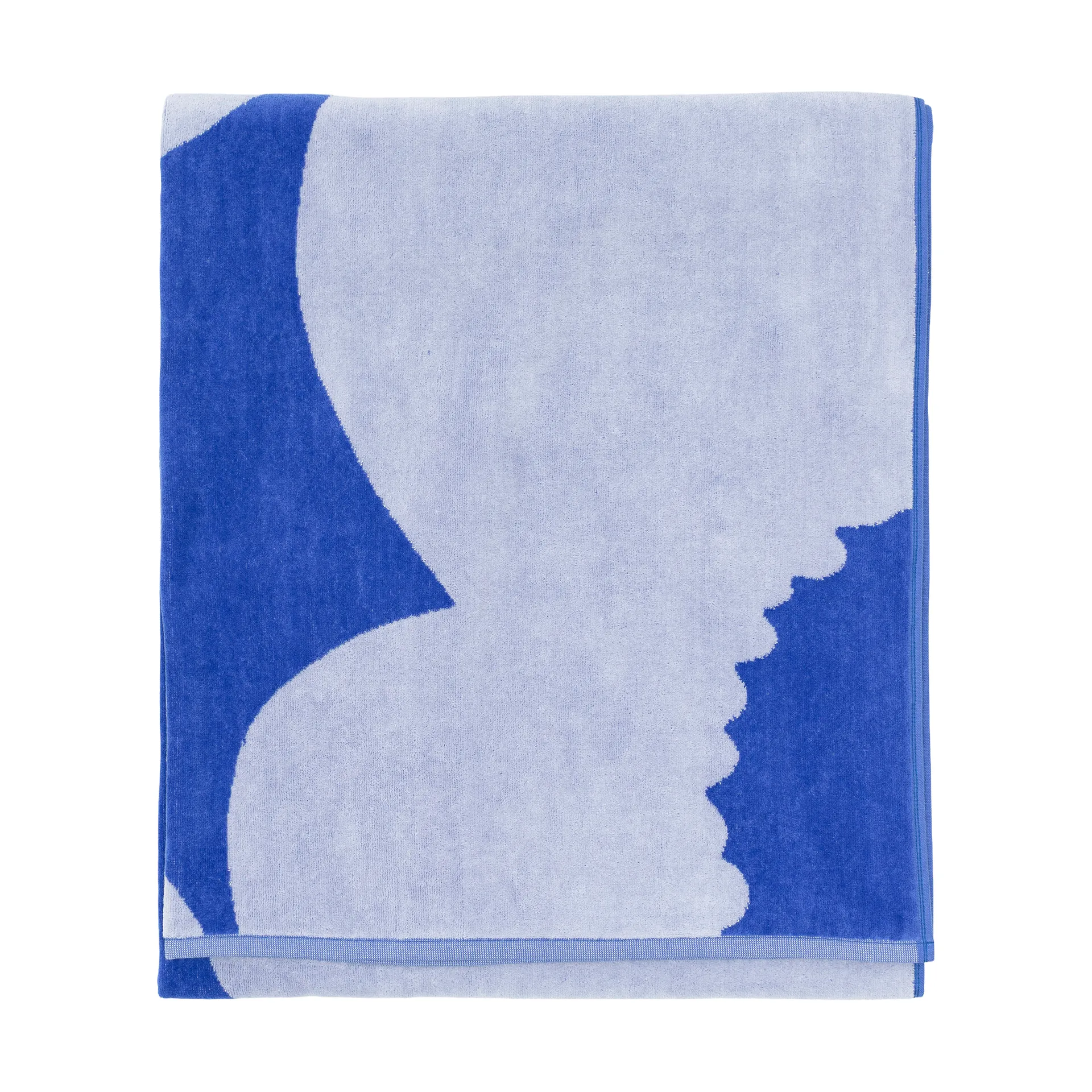 Iso Unikko bath towel, Blue-blue lilac, 100x180 cm Marimekko