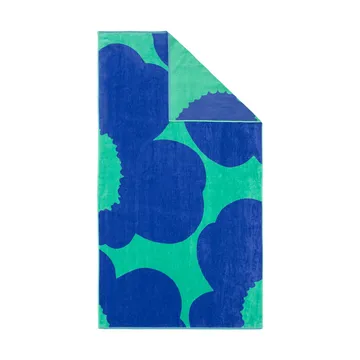 Iso Unikko bath towel - Teal-blue, 100x180 cm - Marimekko