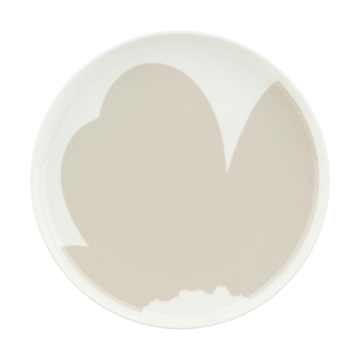 Iso Unikko dinner plate Ø25 cm - White-straw - Marimekko