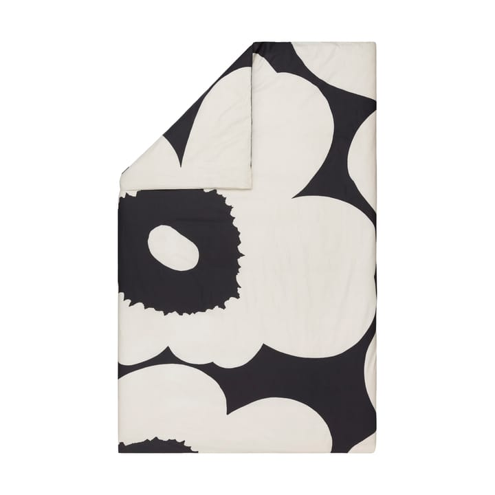 Iso Unikko duvet cover 150x210 cm, Charcoal-off white Marimekko