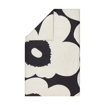 Iso Unikko duvet cover 220x240 cm - Charcoal-off white - Marimekko