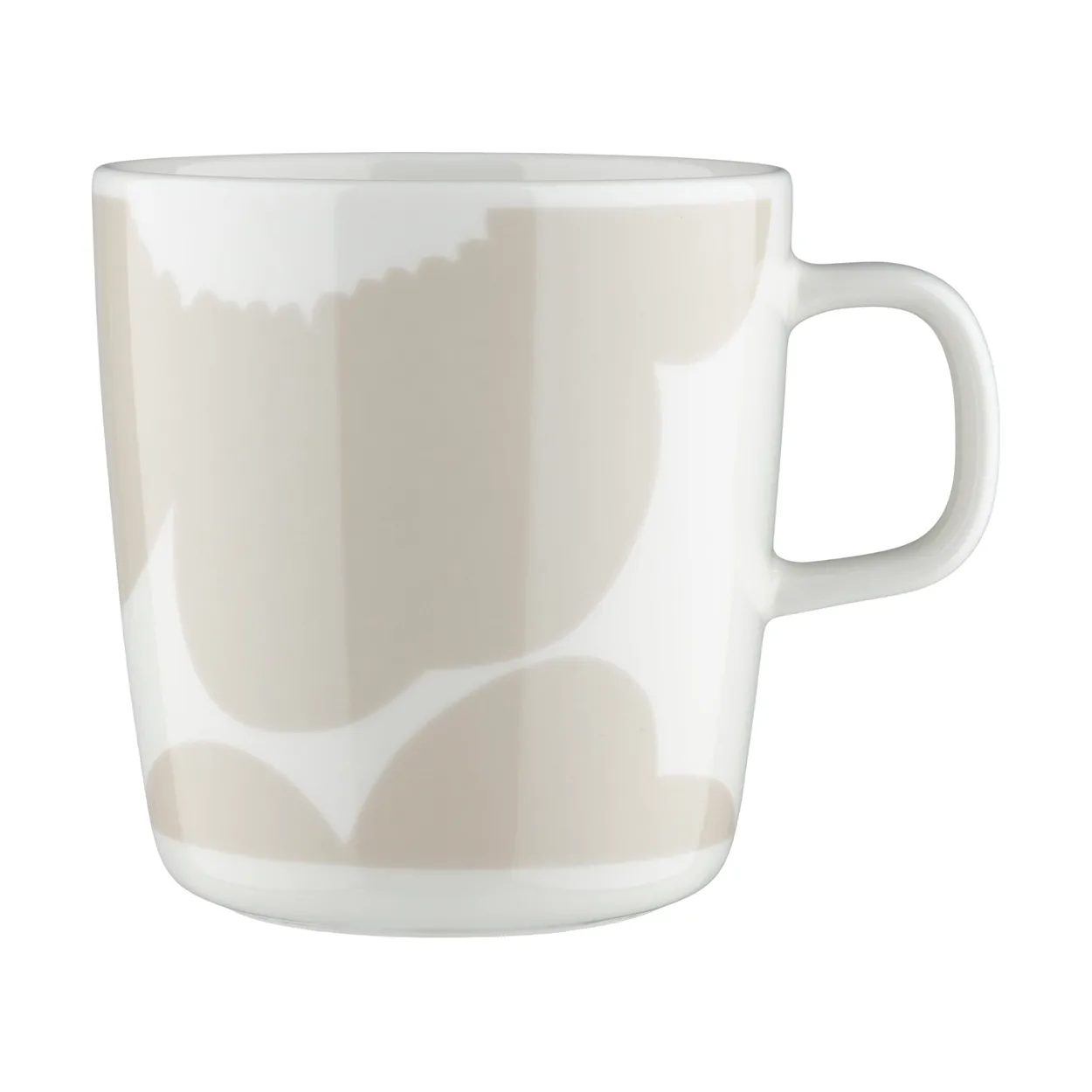Marimekko Iso Unikko mug 40 cl White-straw | Scandinavian Design | Coffee cups | Beige