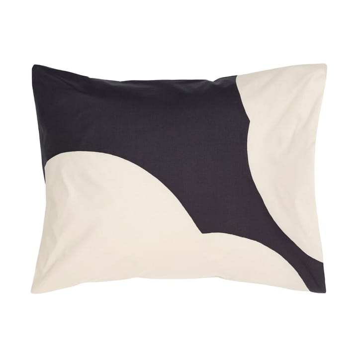 Iso Unikko pillowcase 50x60 cm - Off white-charcoal - Marimekko