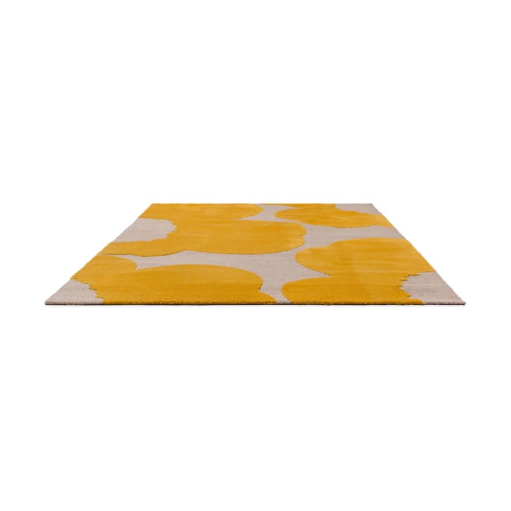 Iso Unikko wool rug - Yellow, 200x300 cm - Marimekko