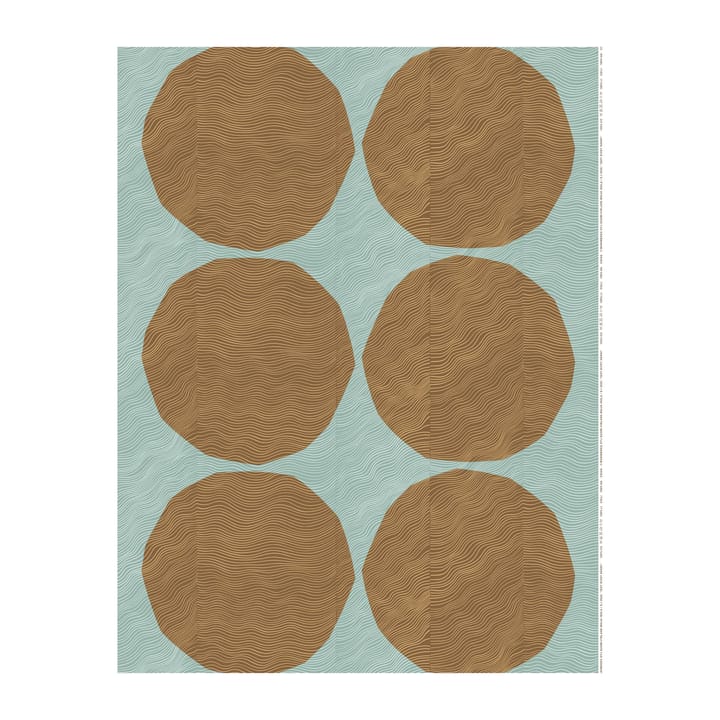 Isot Kivet Näkki fabric - grey green-brown - Marimekko
