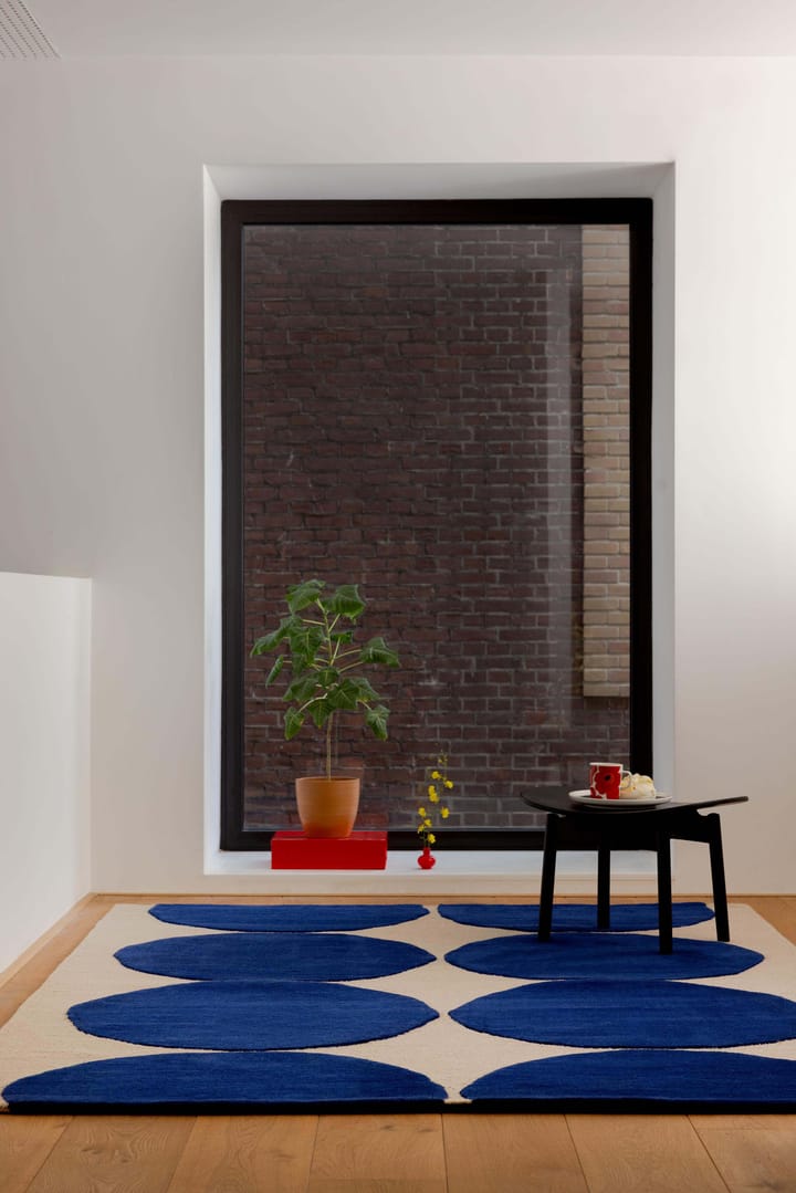 Isot Kivet wool rug - Blue, 140x200 cm - Marimekko