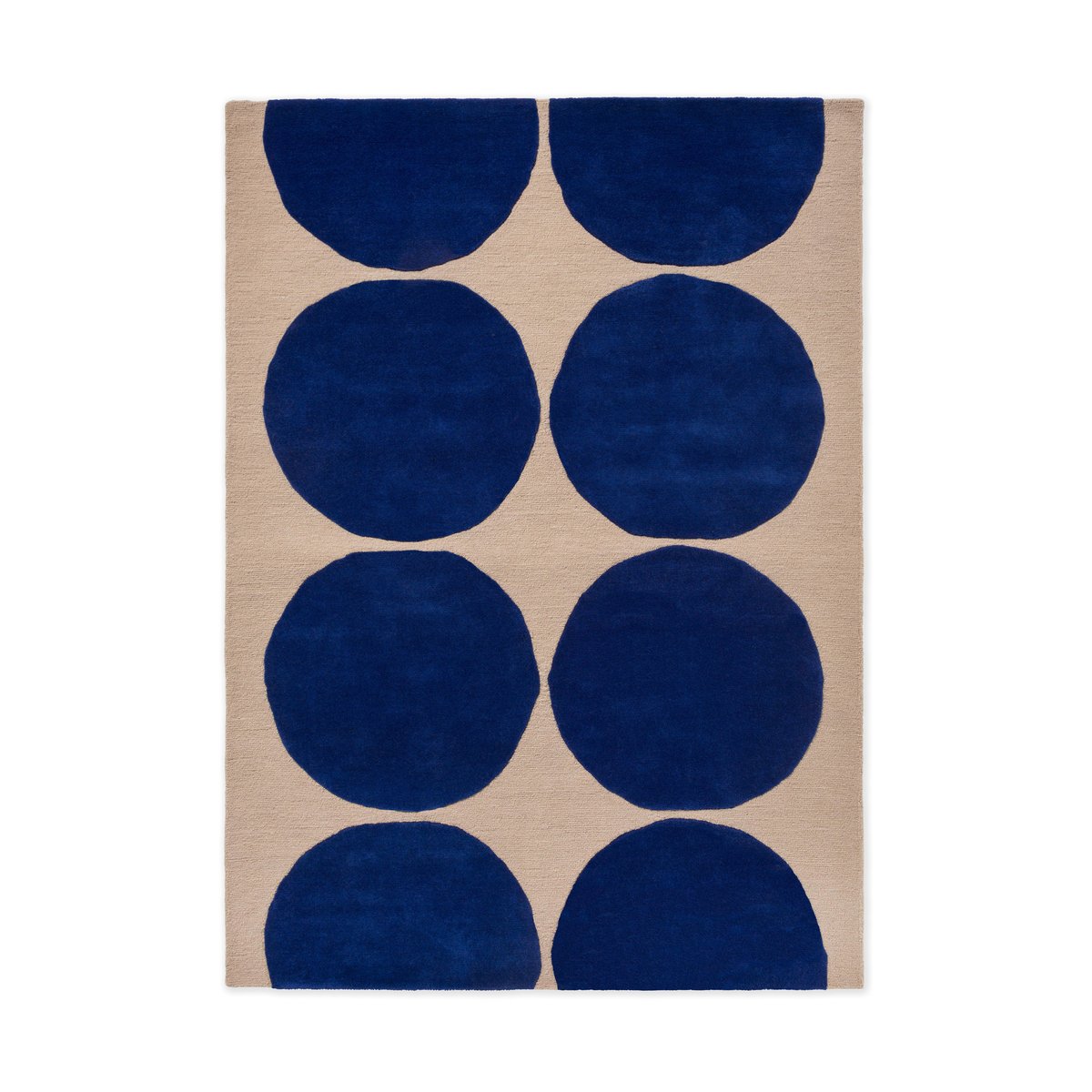 Marimekko Isot Kivet wool rug Blue, 200x280 cm | Scandinavian Design | Wool rugs | Blue