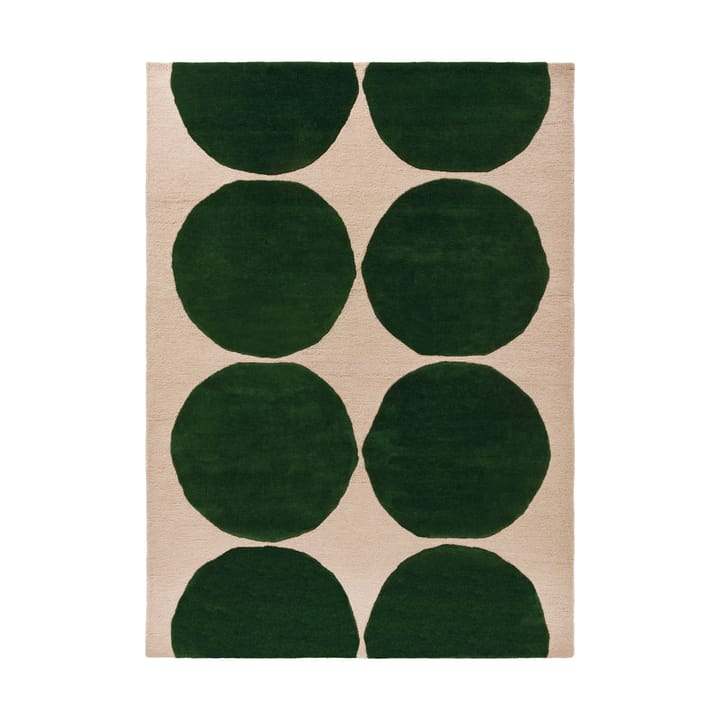 Isot Kivet wool rug - Green, 140x200 cm - Marimekko