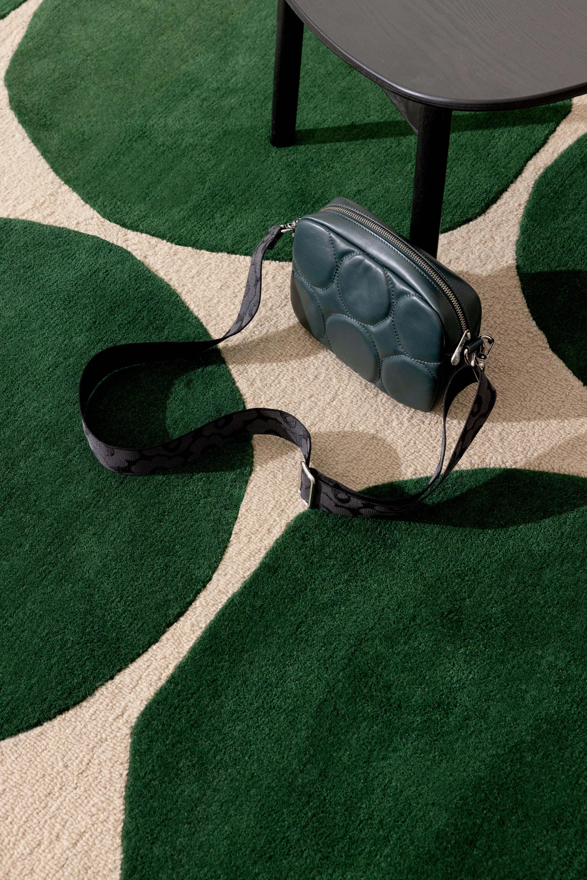 Isot Kivet wool rug, Green, 170x240 cm Marimekko