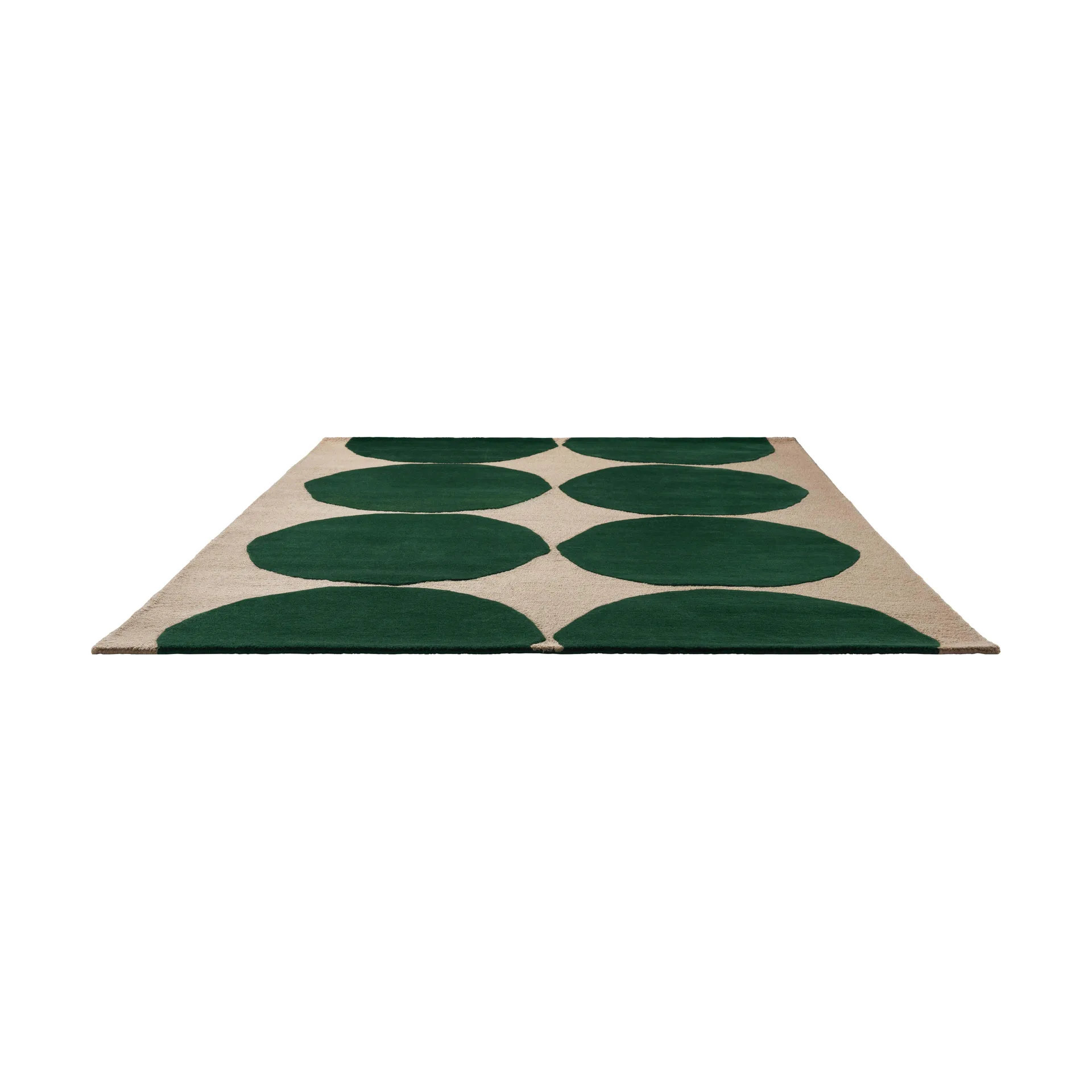 Isot Kivet wool rug, Green, 200x280 cm Marimekko