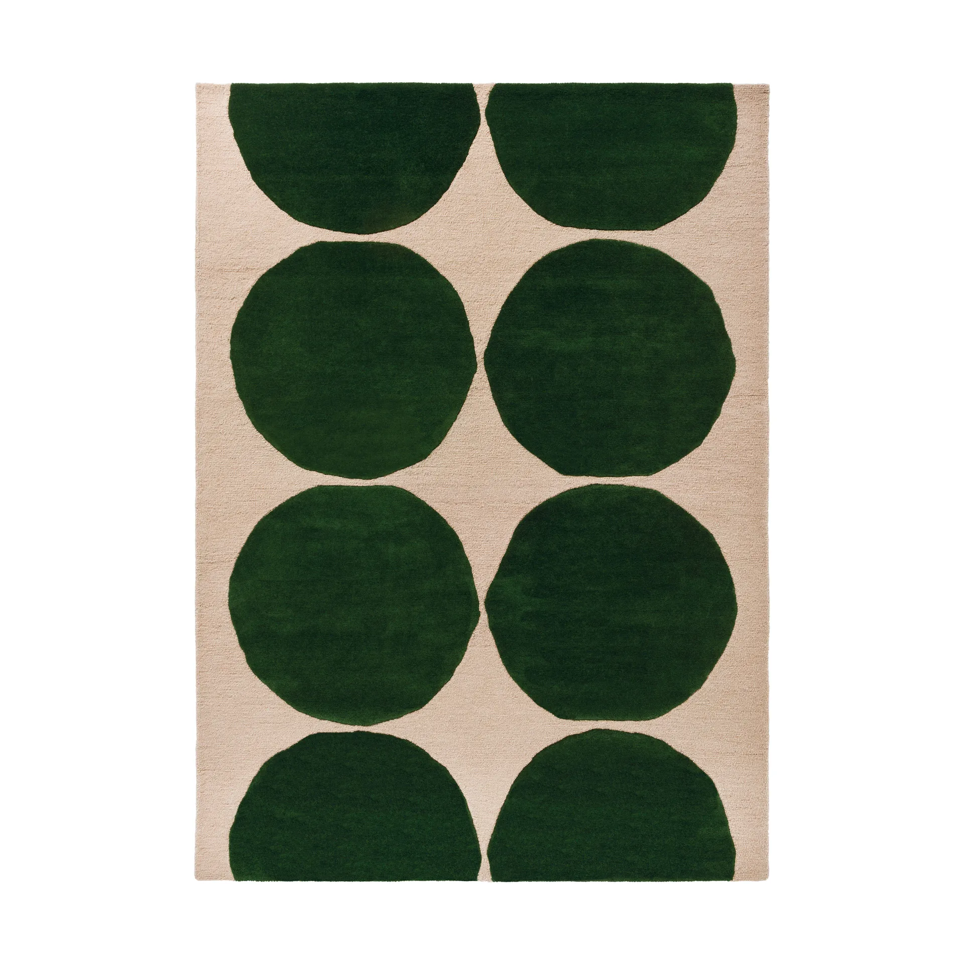 Isot Kivet wool rug, Green, 250x350 cm Marimekko