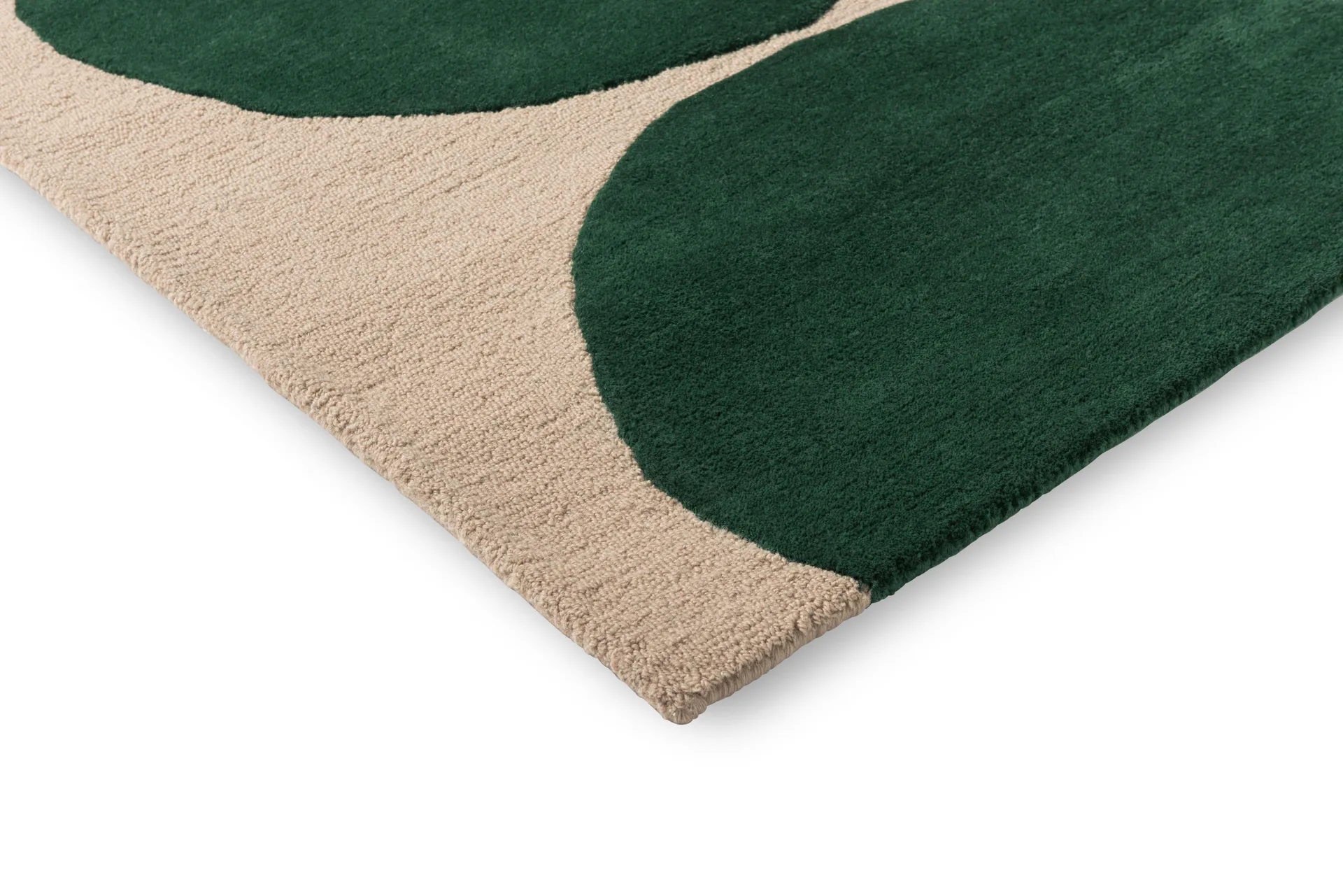 Isot Kivet wool rug, Green, 250x350 cm Marimekko
