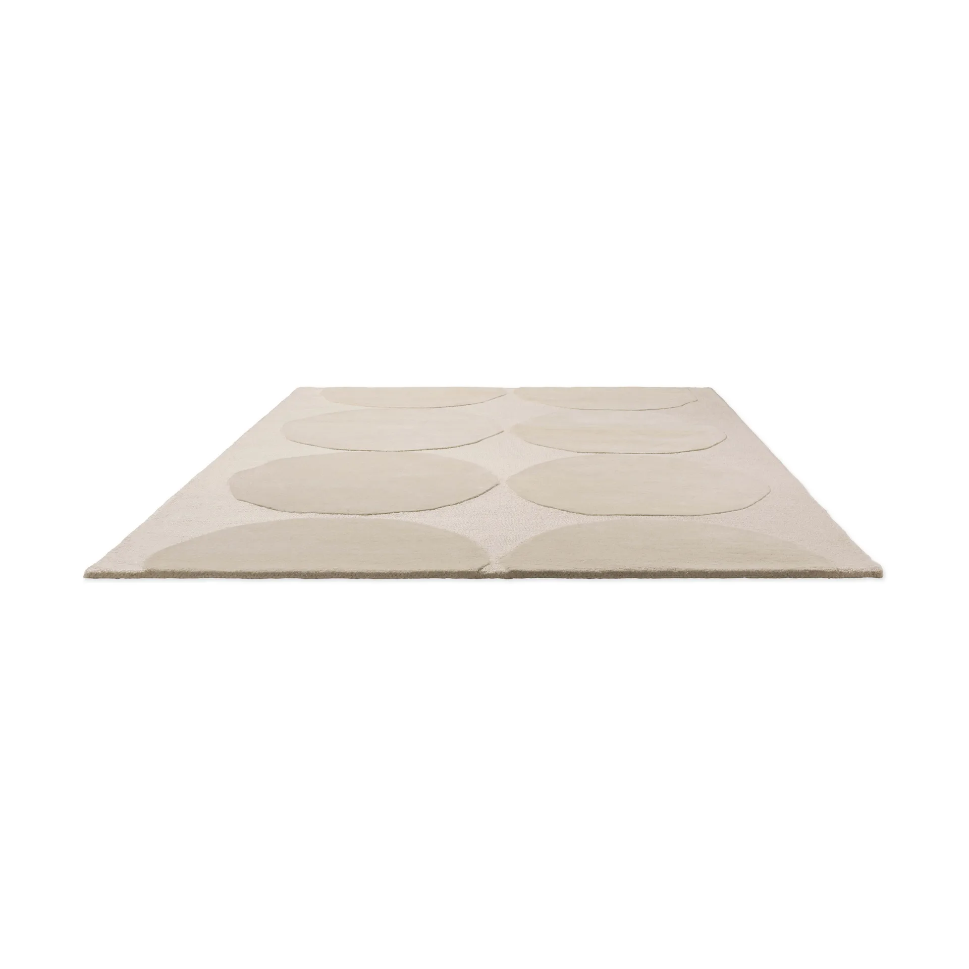 Isot Kivet wool rug, Natural white, 140x200 cm Marimekko