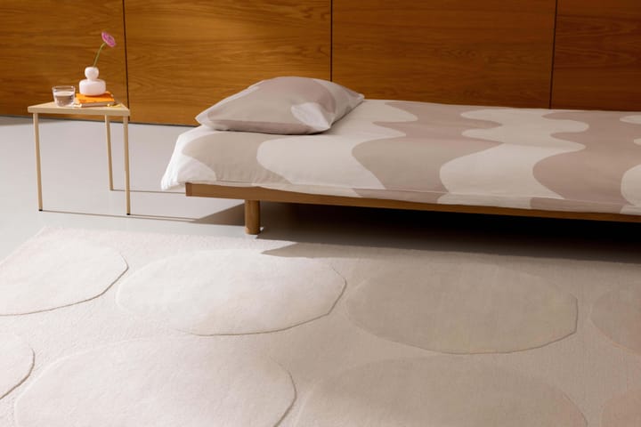 Isot Kivet wool rug - Natural white, 170x240 cm - Marimekko