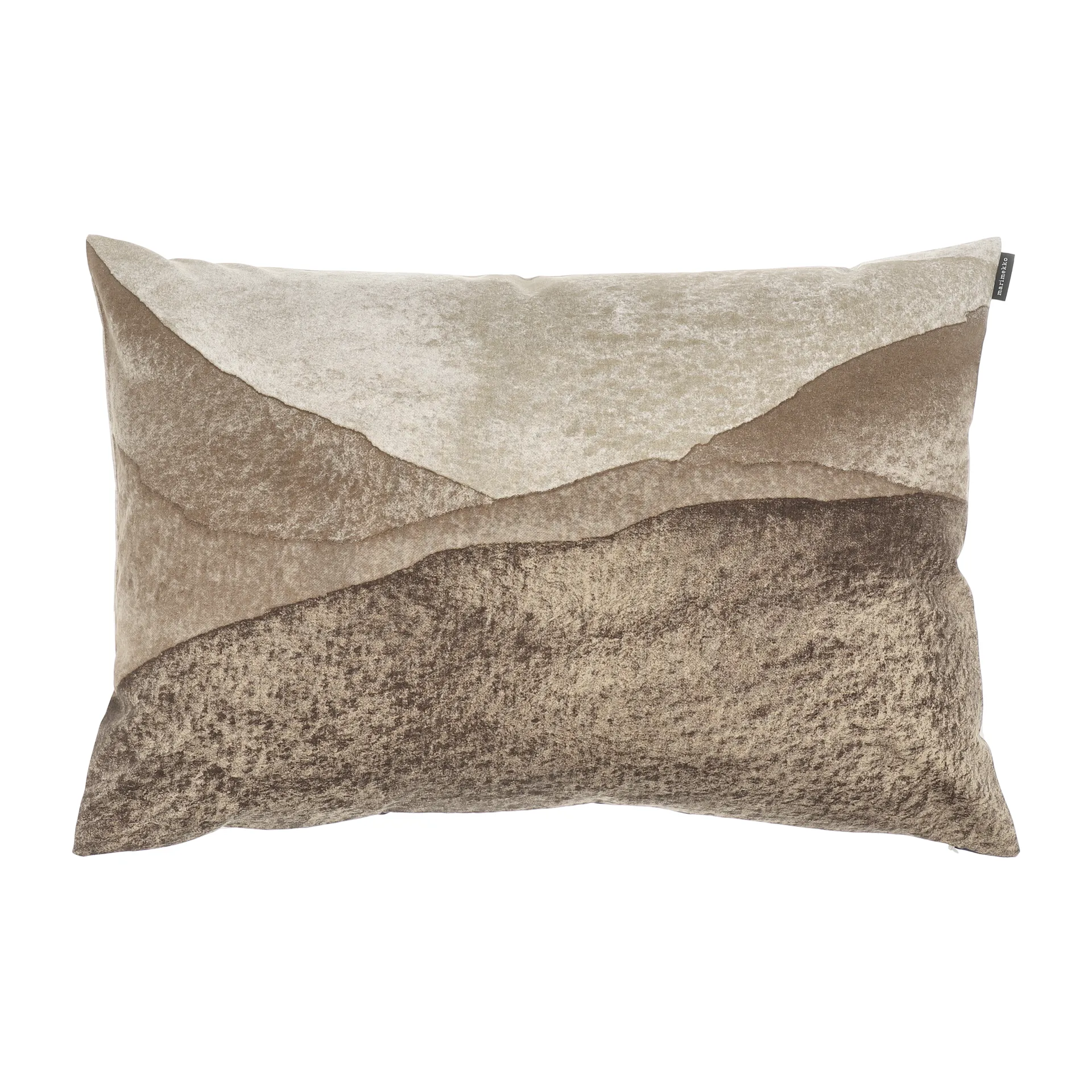 Joiku pillowcase 40x60 cm, Brown-dark blue-beige Marimekko