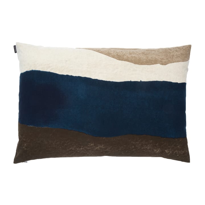 Joiku pillowcase 40x60 cm, Brown-dark blue-beige Marimekko