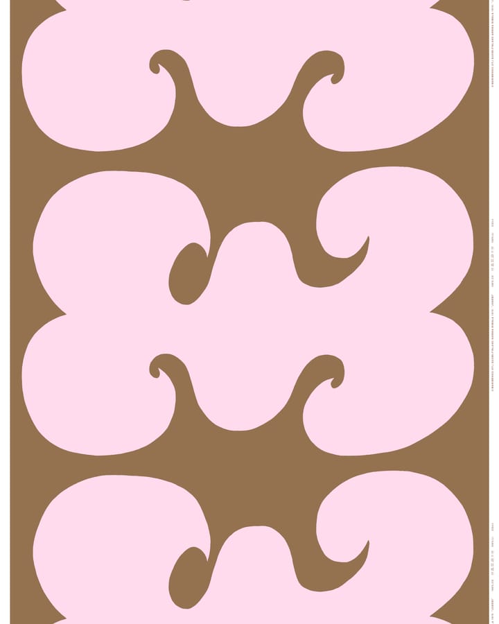 Jokeri fabric - Pink-brown - Marimekko