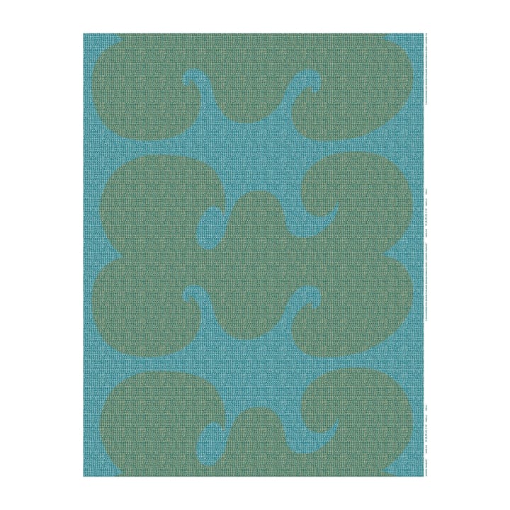 Jokeri Papajo fabric - Turquoise-beige - Marimekko