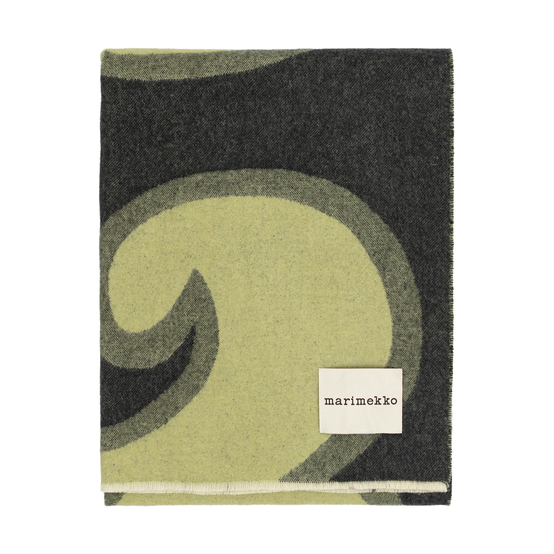 Jokeri throw 130x170 cm, Dark green-pear Marimekko