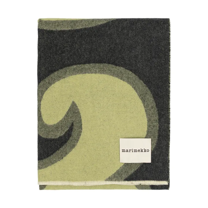 Jokeri throw 130x170 cm - Dark green-pear - Marimekko